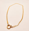 14 inch Herringbone Toggle Necklace
