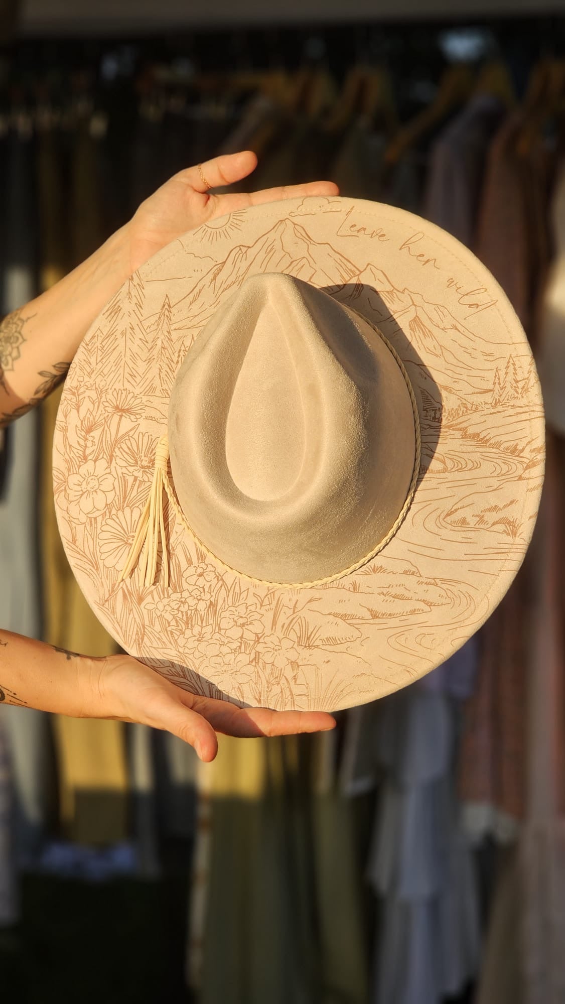 “Leave Her Wild” Engraved Hat