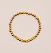 5mm Gold Bead Bracelet