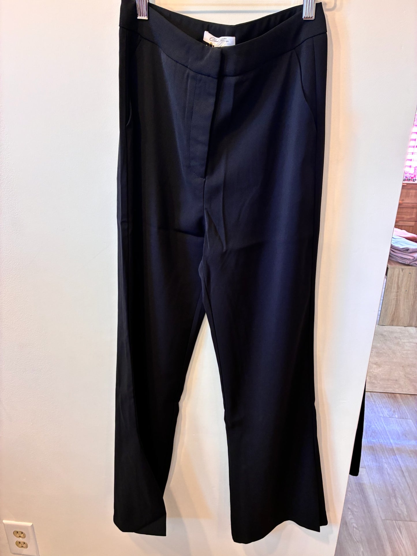 Sleek Everyday Black Trousers