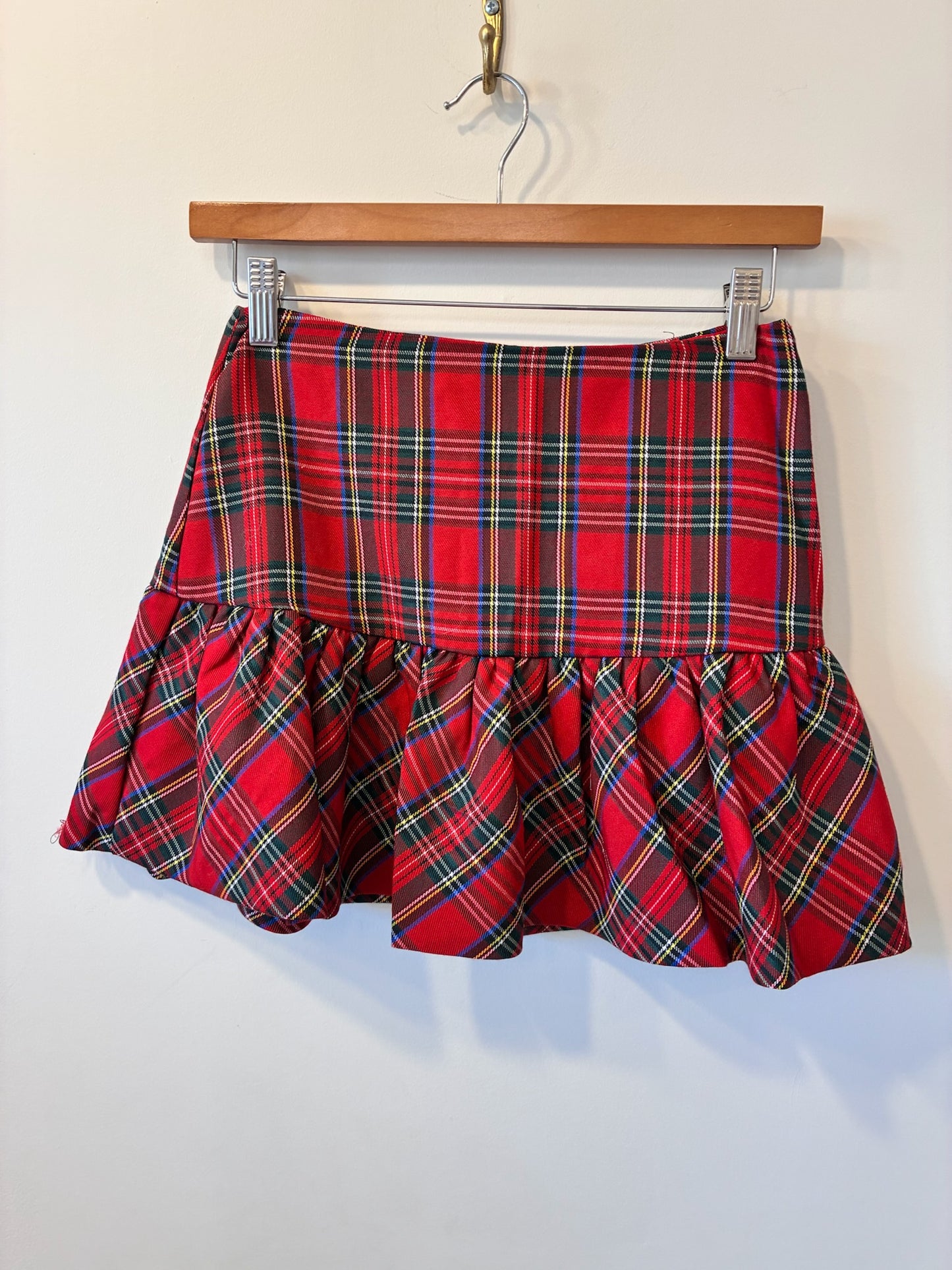 Classic Tartan Christmas Skirt (Red Tartan)