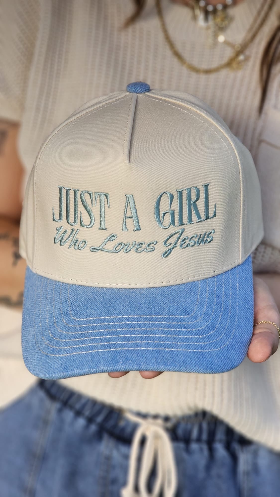 Just A Girl Who Loves Jesus Hat