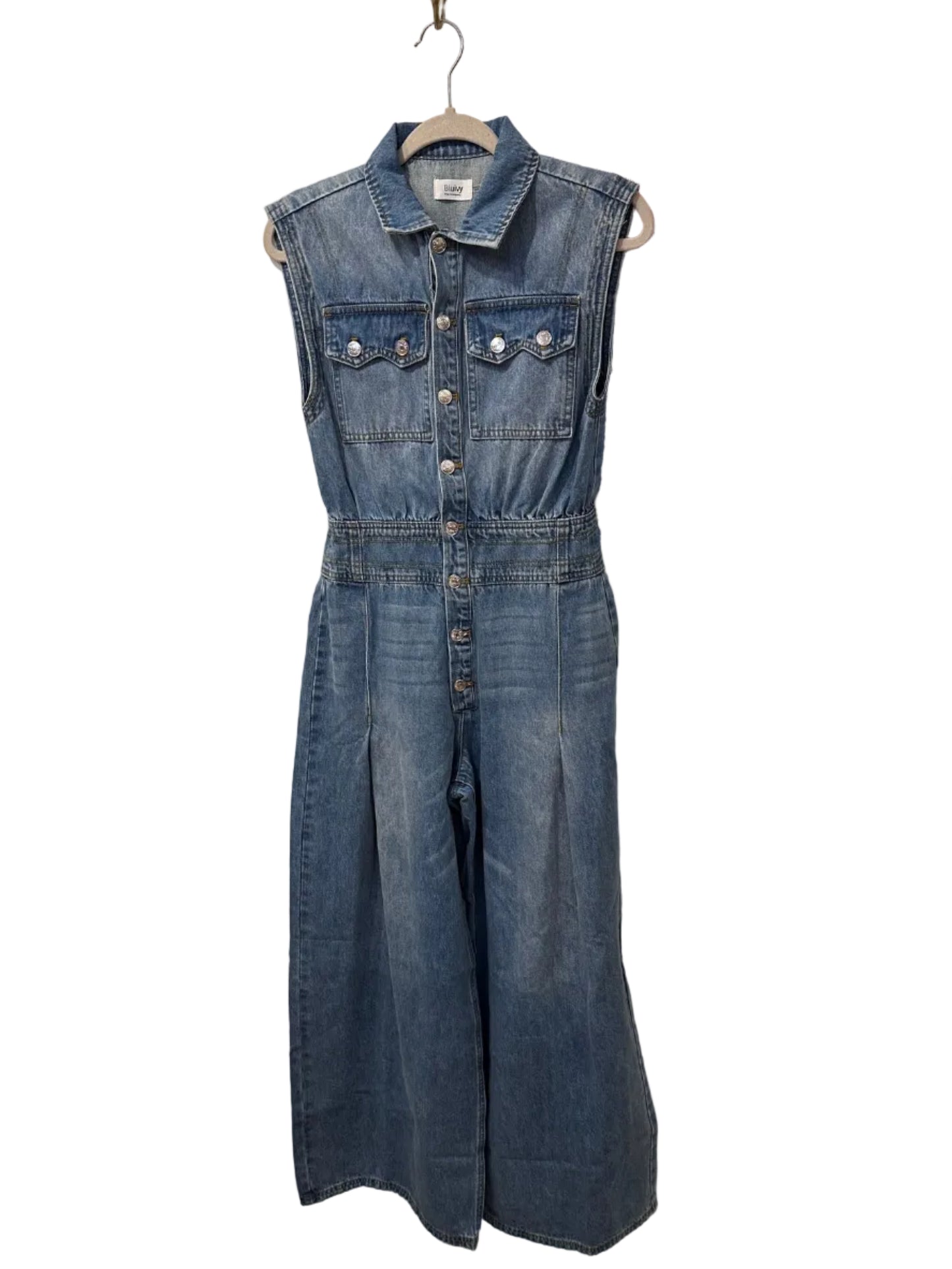 The Main Street Muse Denim Jumpsuit