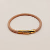 Beige Leather Bracelet