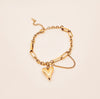 Gold Heart Bracelet