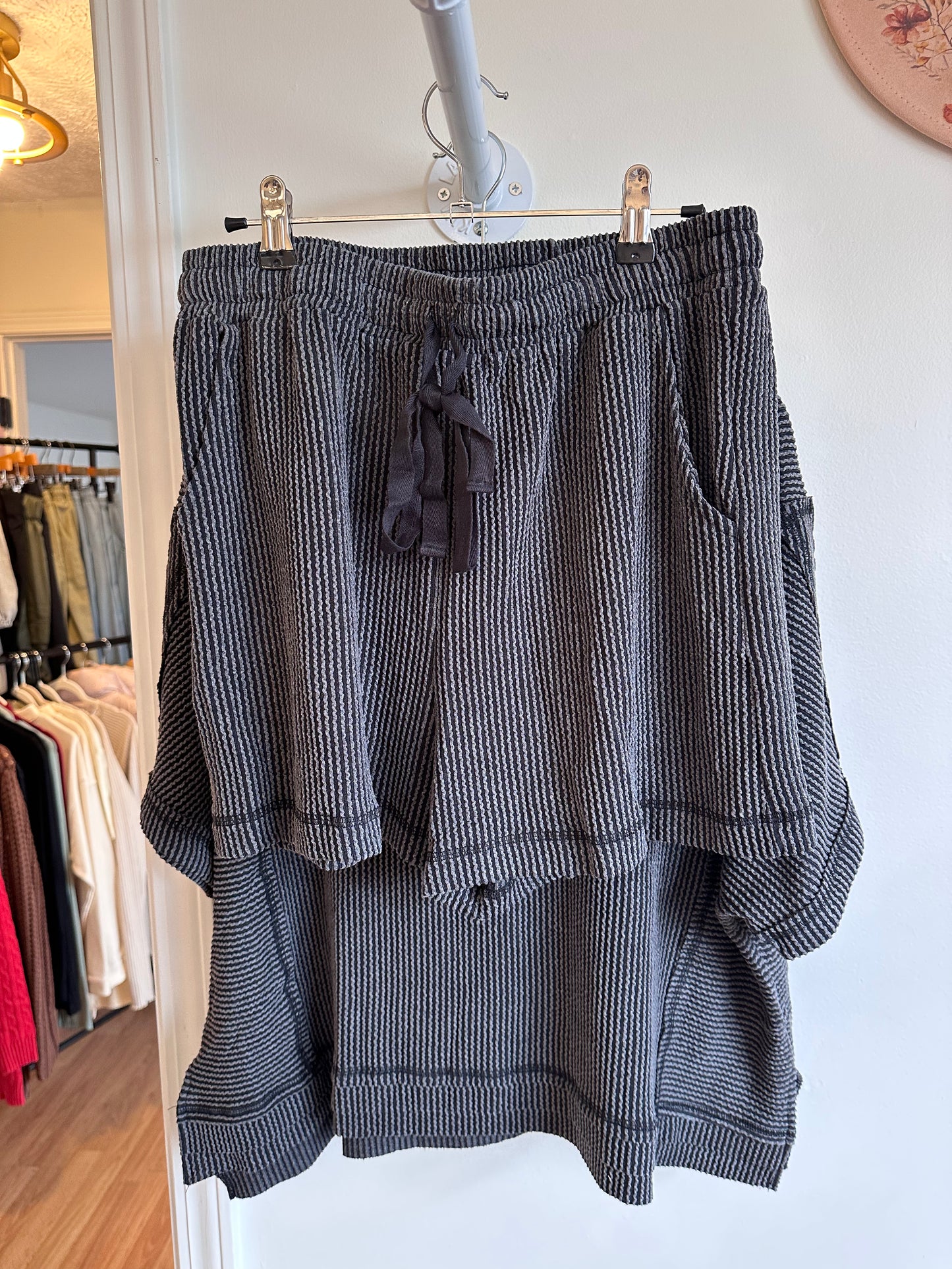 Washed Waffle Lounge Set