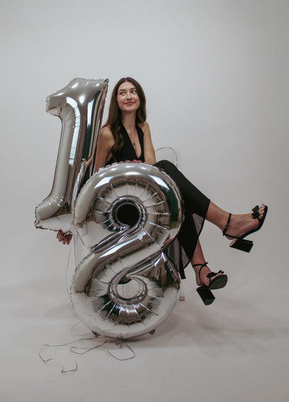 Midnight Muse Halter Dress (Black)