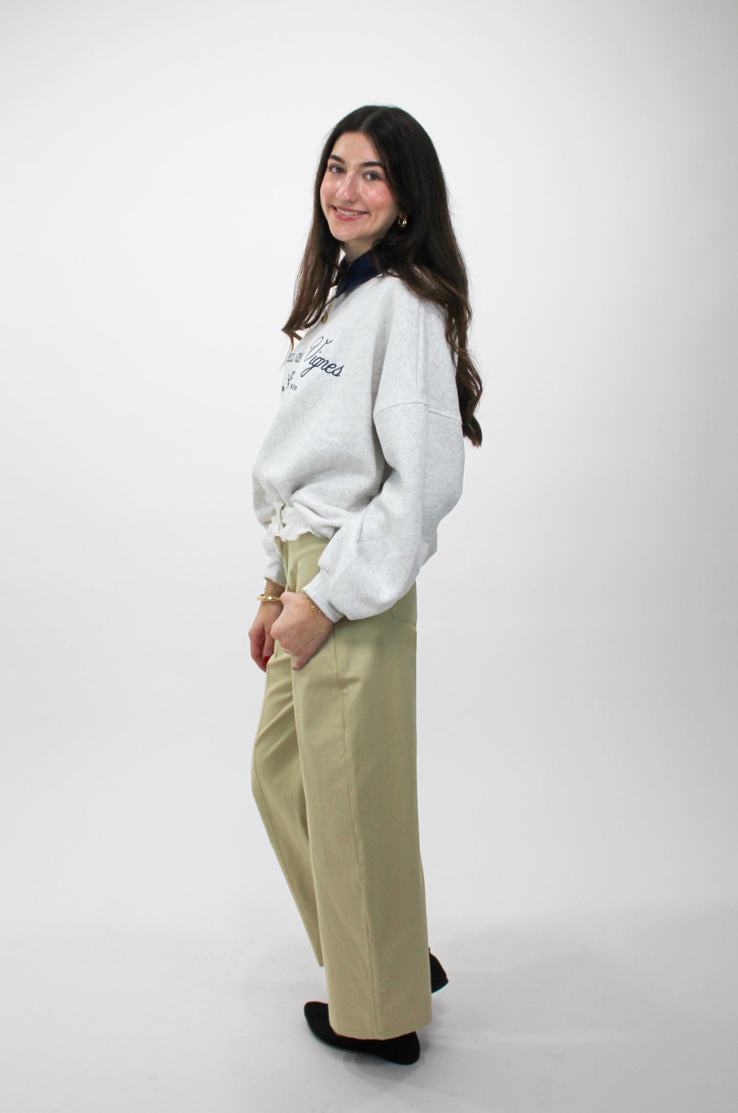 Château Graphic Sweatshirt (Heather Grey)