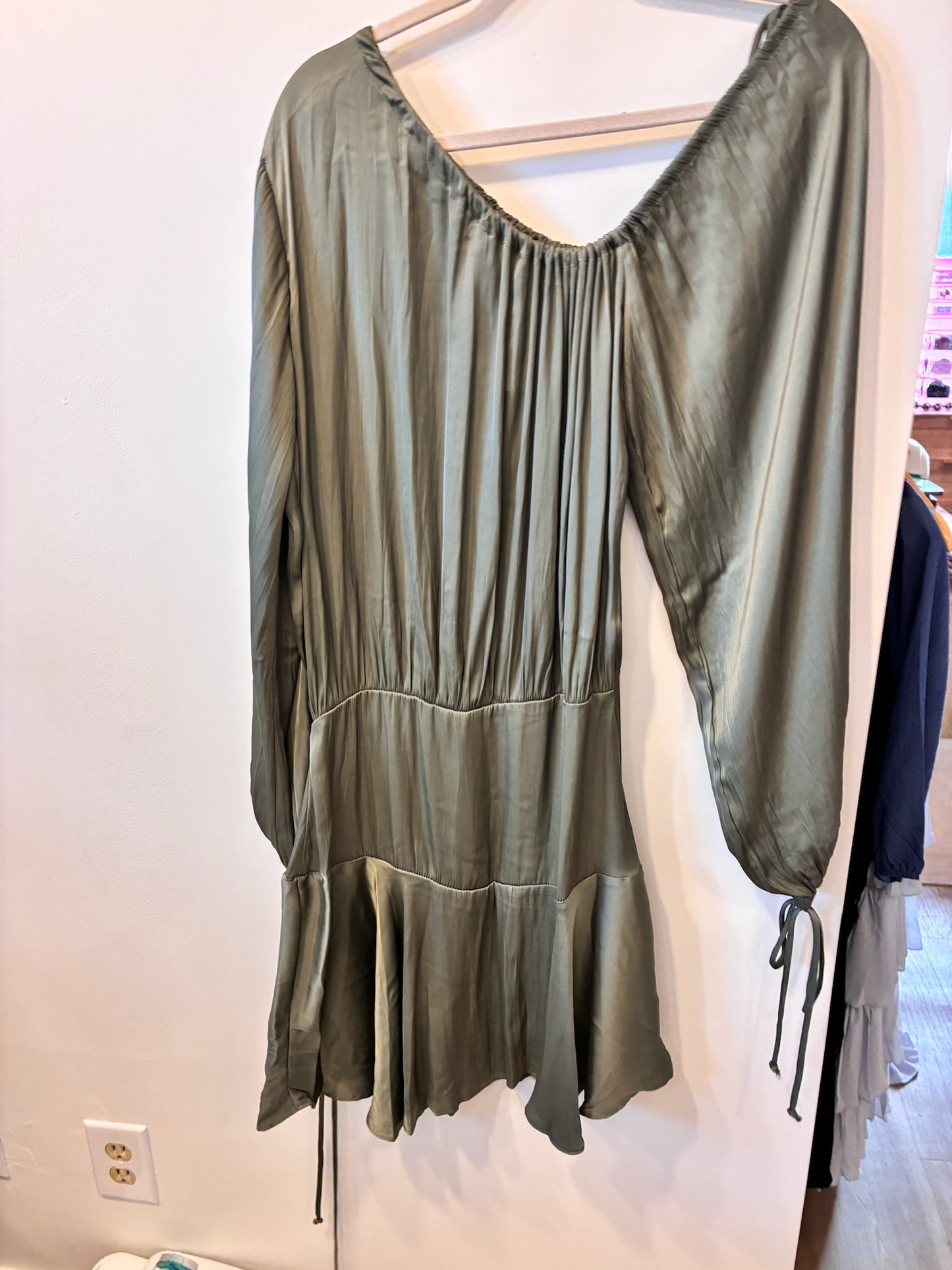 Soft Sage Tier Dress