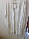 Cloud Soft Longline Cardigan (White)