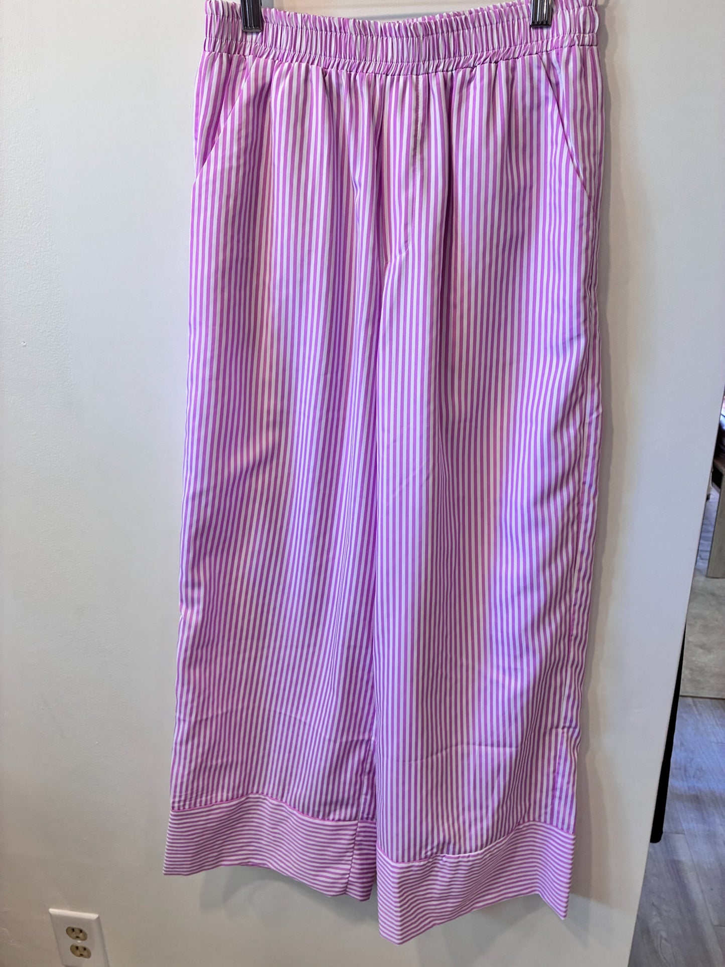 Candy Stripe Lounge Pants (Pink/White)