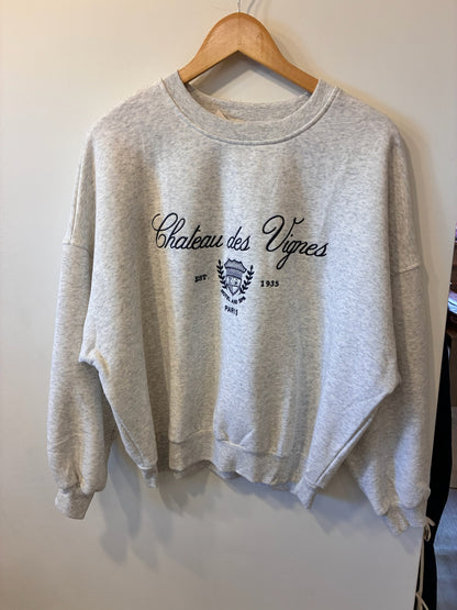 Château Graphic Sweatshirt (Heather Grey)