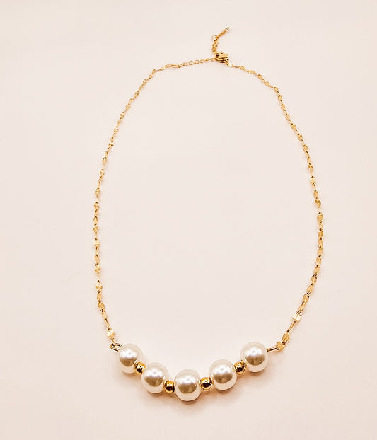 5 Pearl Necklace