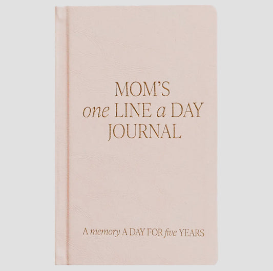Mom’s One Line a Day Leather Journal