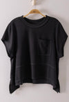 The Everyday Waffle Tee – Black