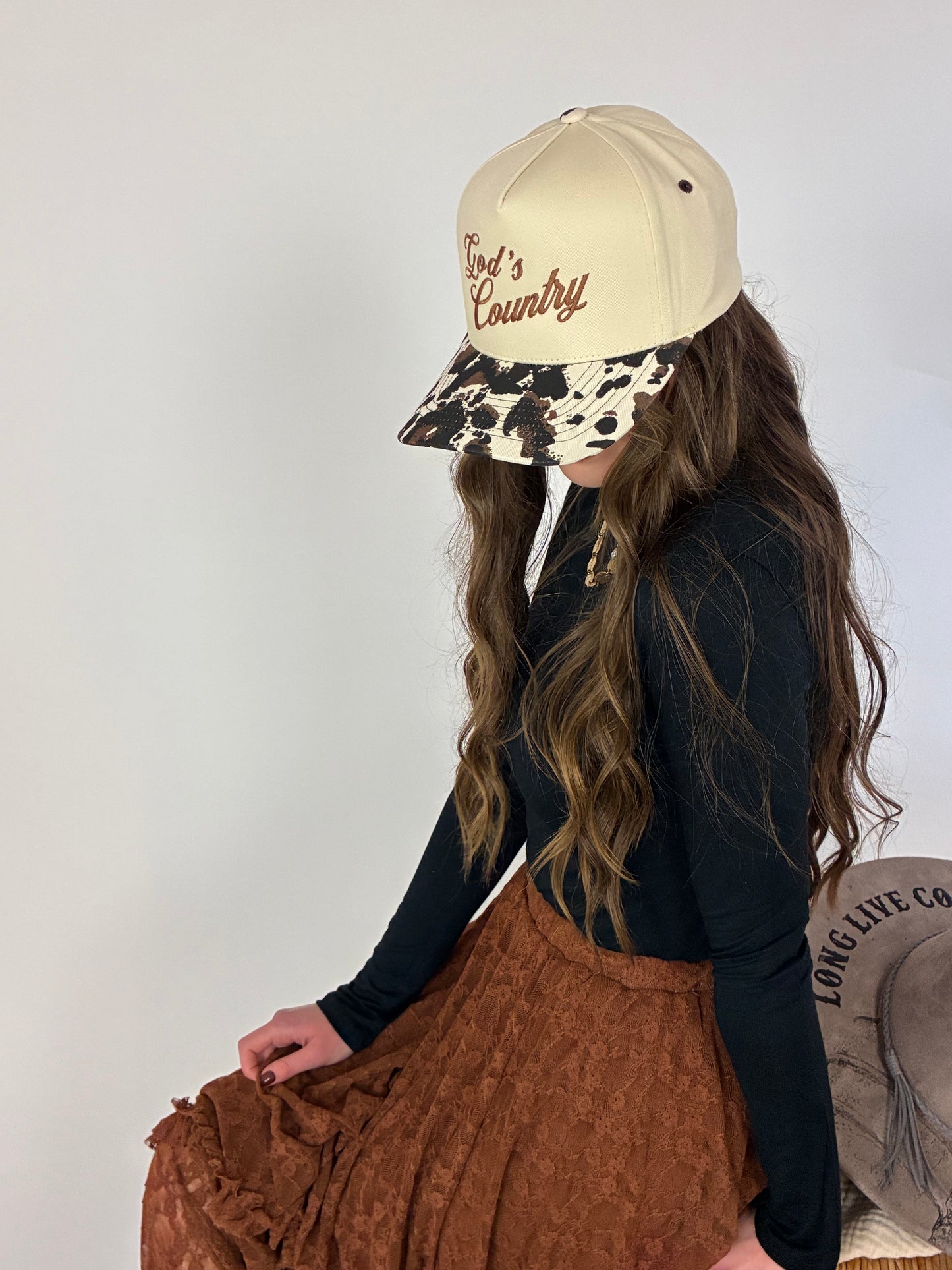 God’s Country Cow Print Hat