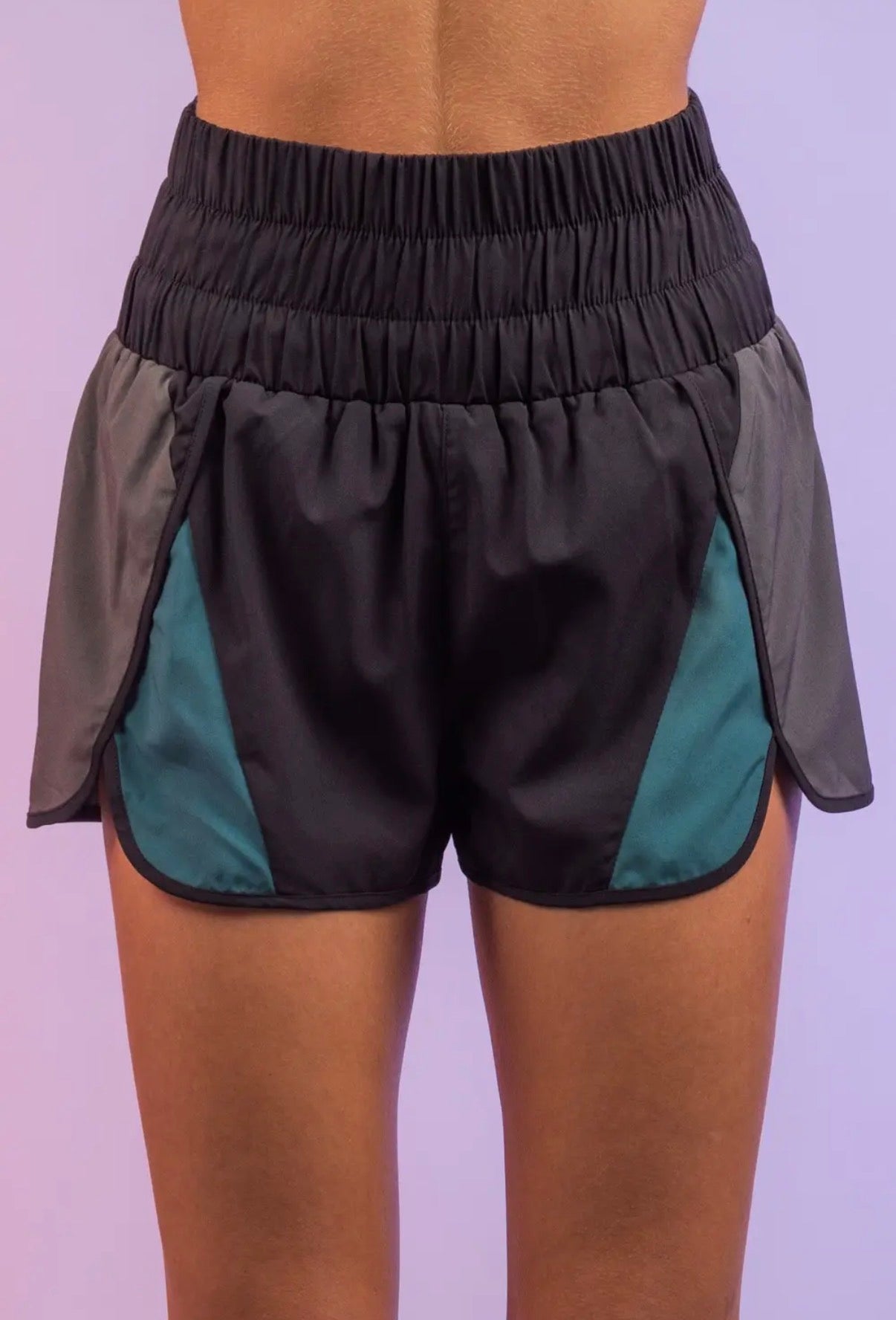 Midnight Motion Athletic Shorts (Black Multi)