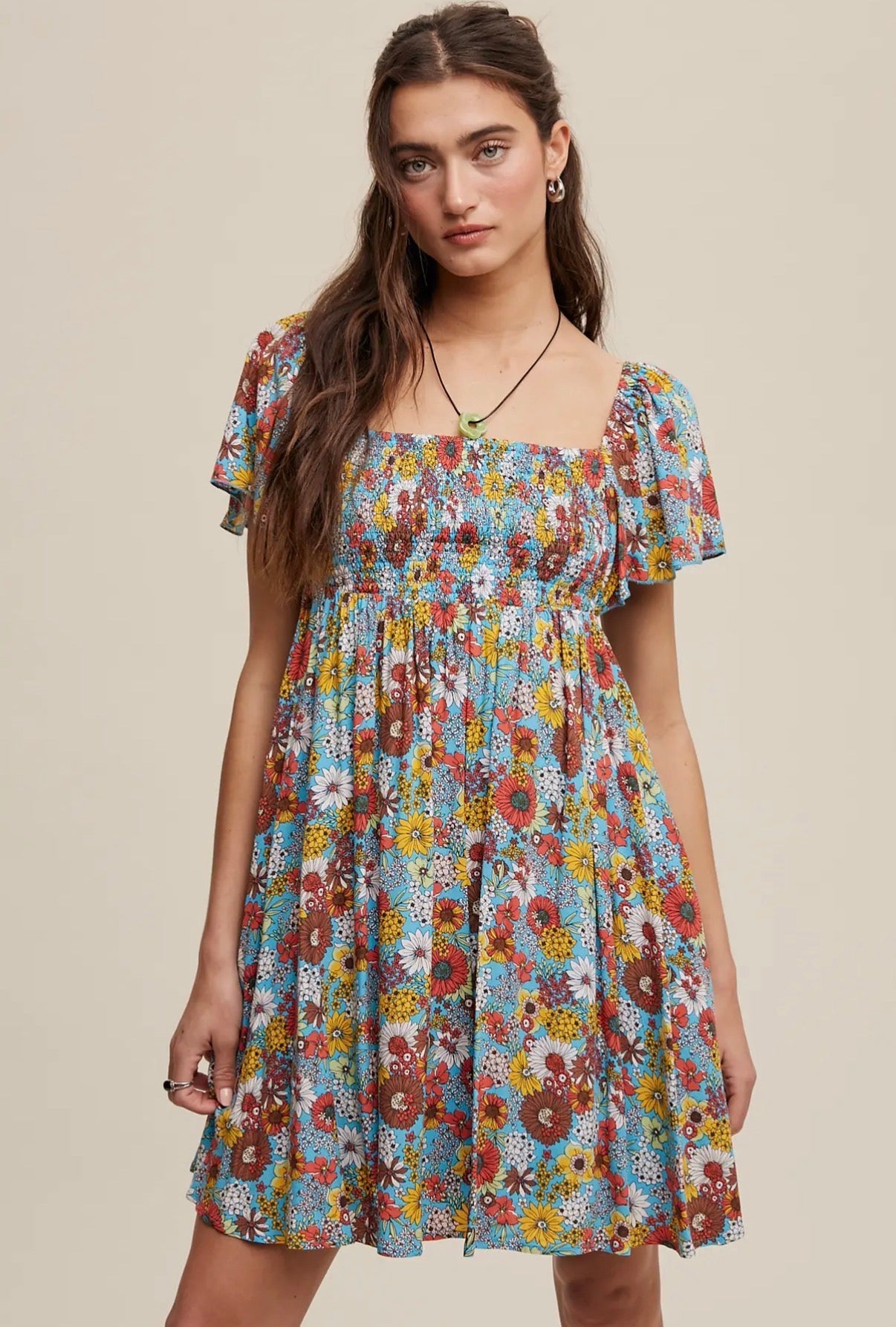 Wildflower Breeze Smocked Dress