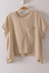 The Everyday Waffle Tee – Cream