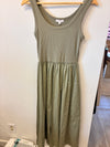 Everyday Ribbed Maxi Dress (Sage)