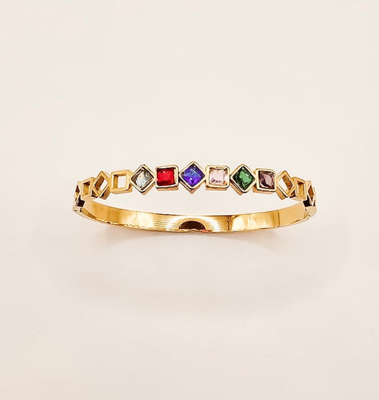 Colorful Crystal Bangle