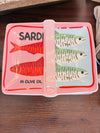 Sardine Tin Ceramic Dish