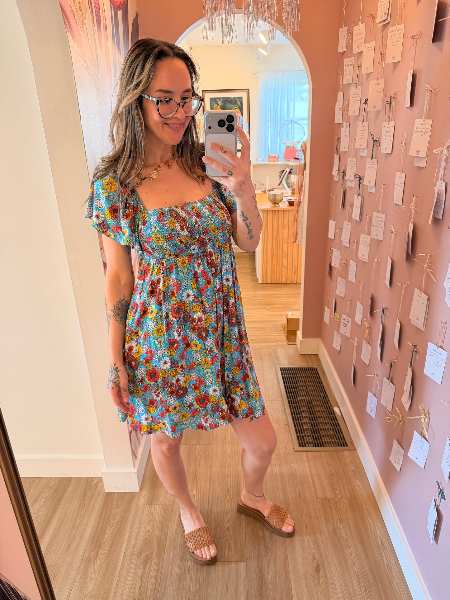Wildflower Breeze Smocked Dress