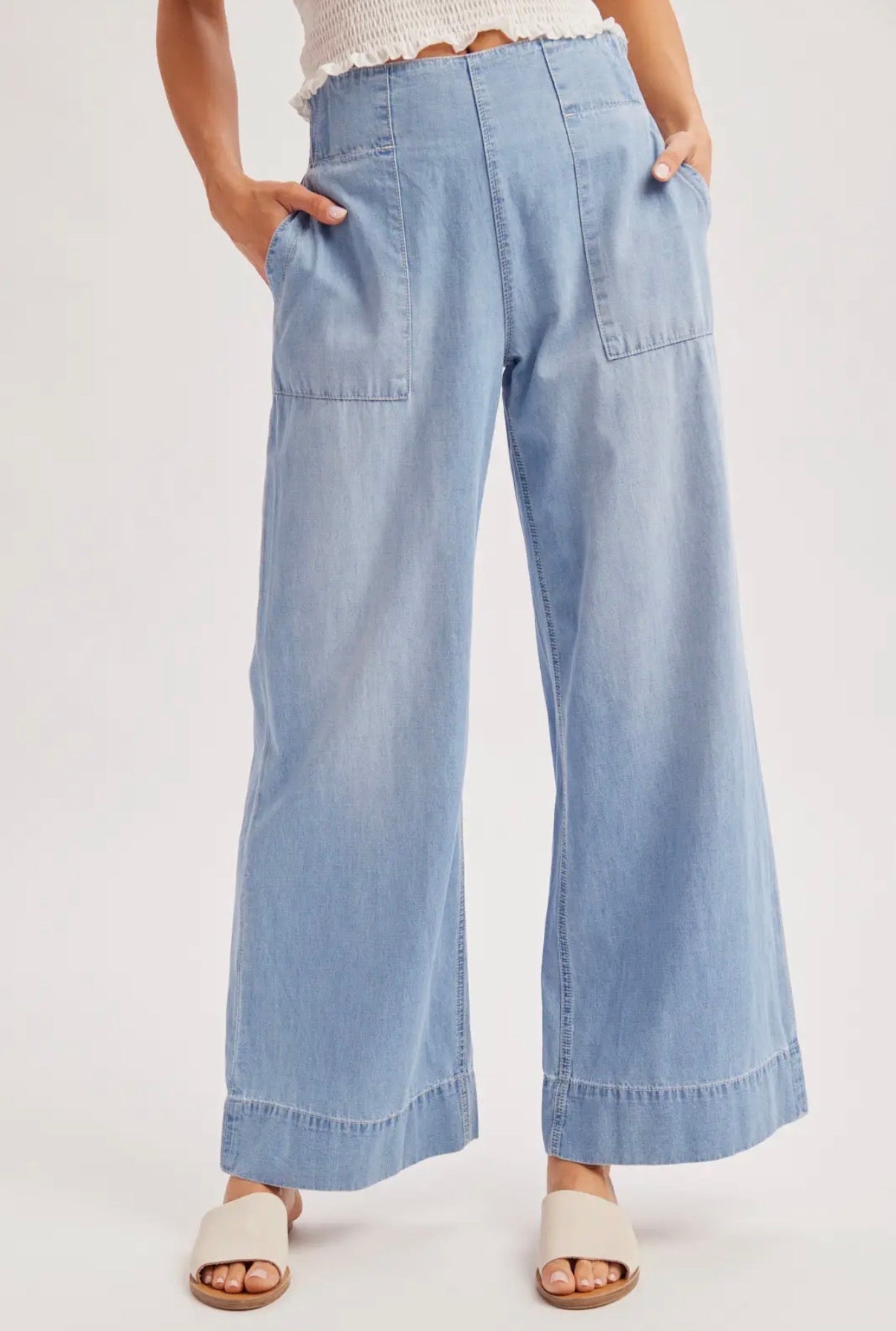 Blue Skies Wide Leg Pants