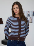Blue Hour Stripe Cardigan