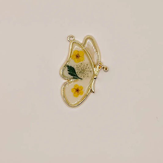 Floral Resin Pendants
