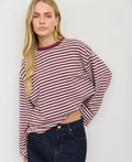 Weekend in Wine Stripe Top