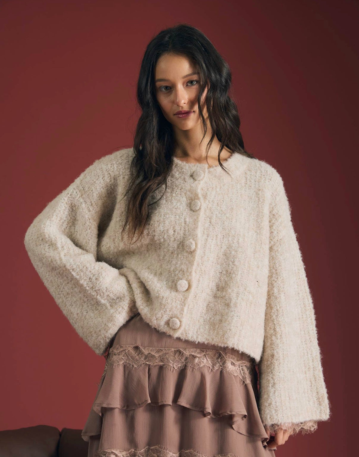 Softly Spoken Cream Cardigan