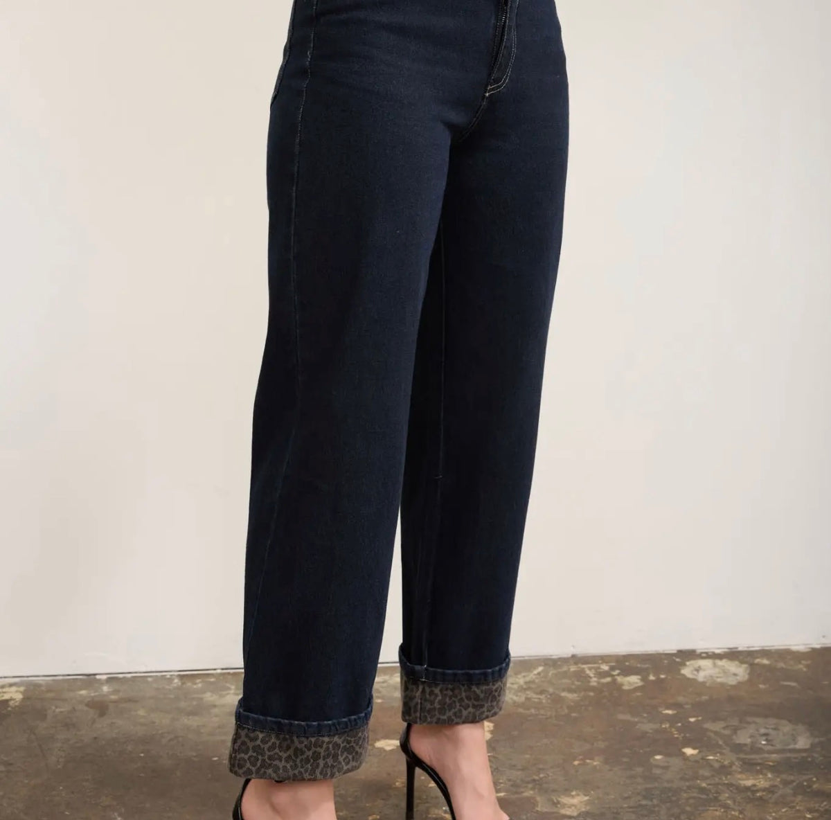 Wild Side Cuffed Jeans
