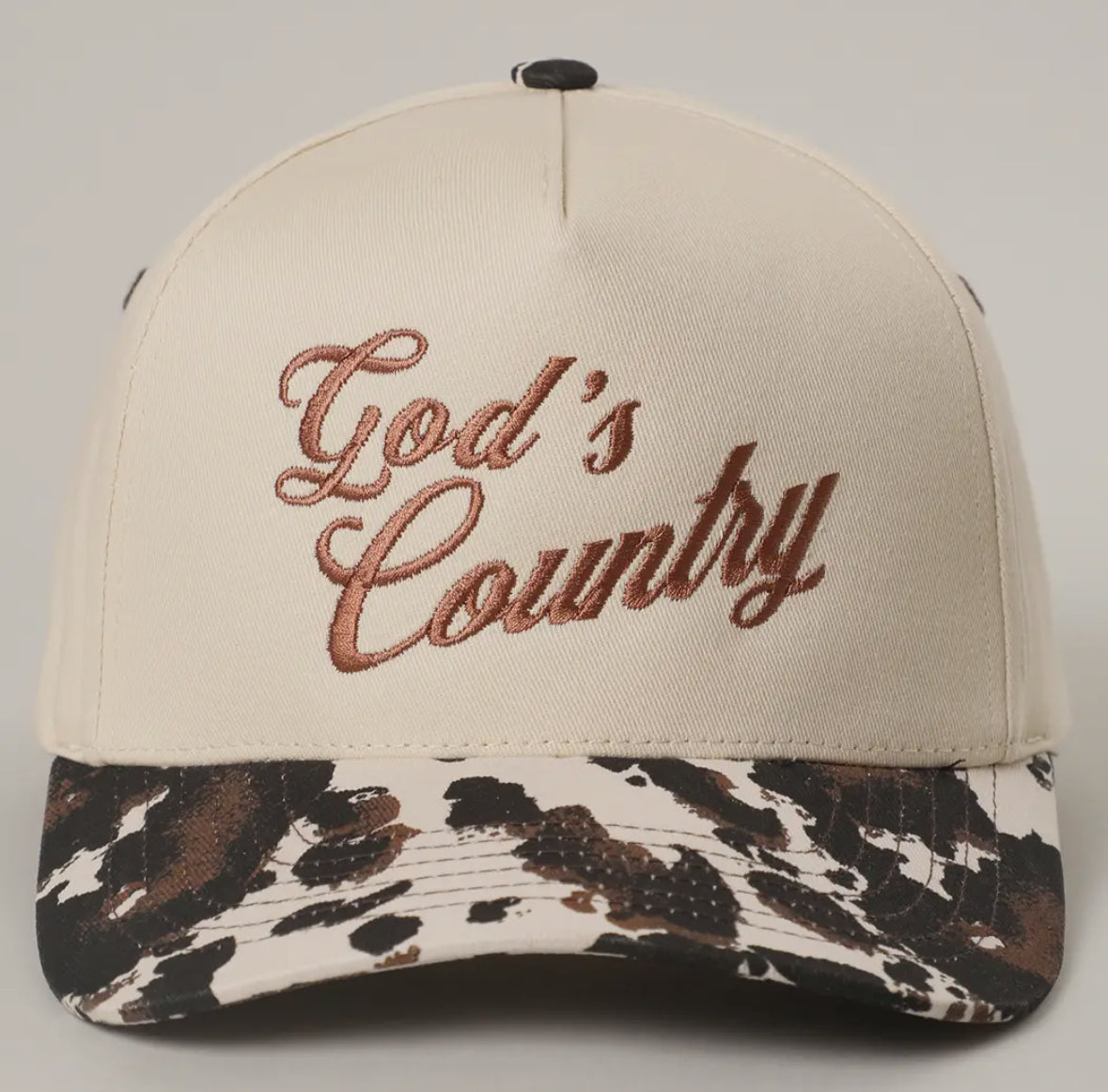 God’s Country Cow Print Hat