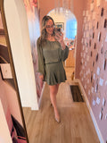 Soft Sage Tier Dress