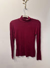 Essential Soft Turtleneck (Burgundy)