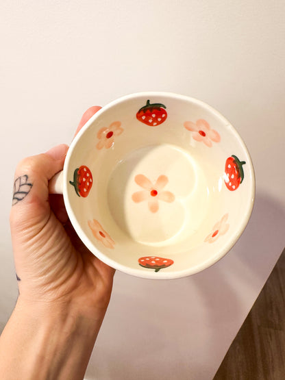 Strawberry Blossom Teacup
