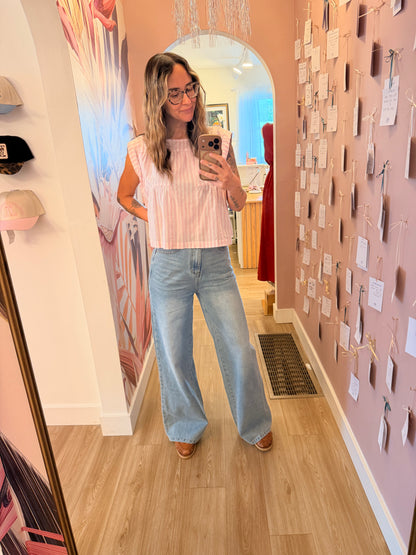 Everyday Ease Wide-Leg Denim Pant