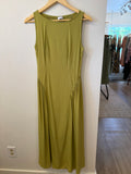 Olive Grove Midi Dress