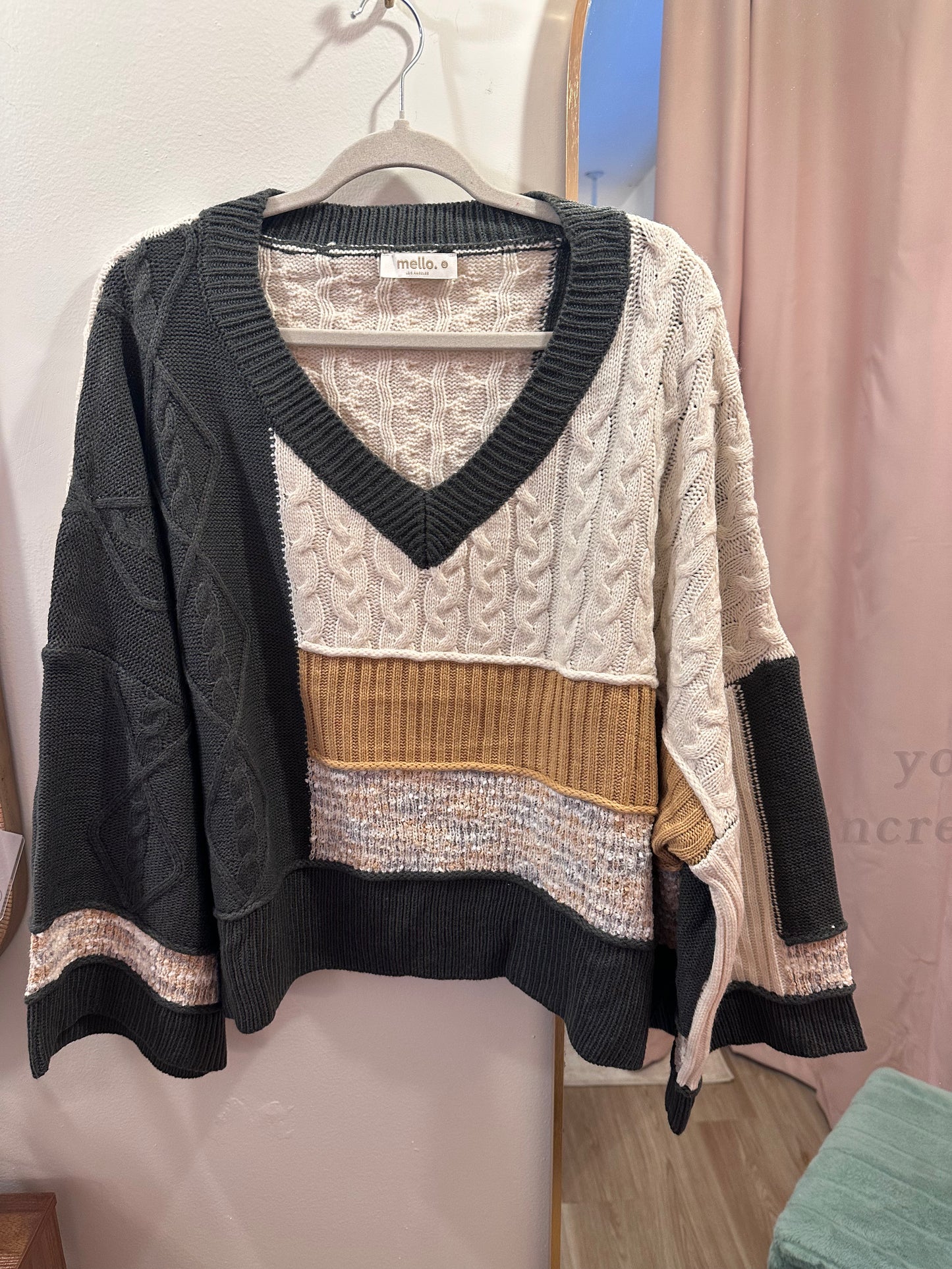 The Neutral Block Sweater