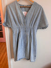 Light Denim Button Front Dress