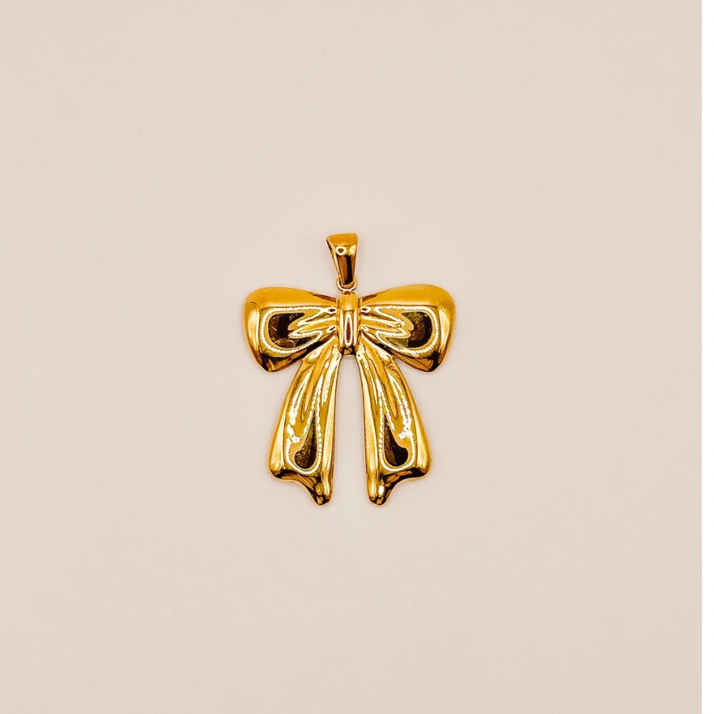 Large Gold Bow