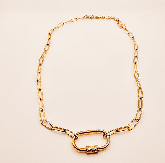 Paperclip Toggle Necklace