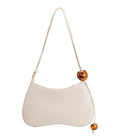 Melie Bianco Pilar Resin Accent Shoulder Bag - Tan