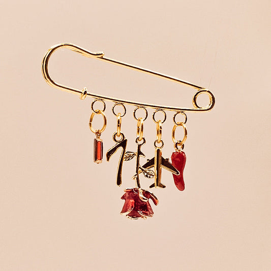 Gold Safety Pin